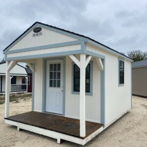 10X16 Pro Gable Cabin Shell Shed from Backyard Leasing Texas