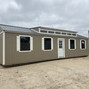 14X40 Gable Cabin Shell Sheds in Texas